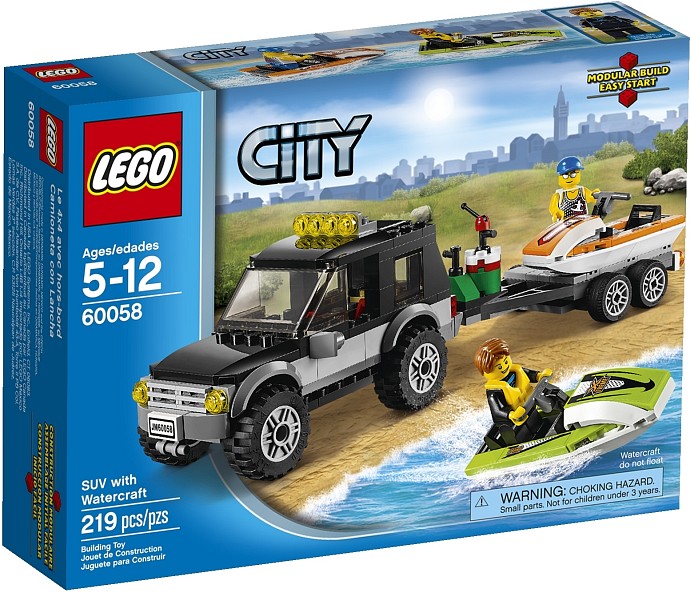 Lego City SUV with Watercraft 60058 PandaShop.md