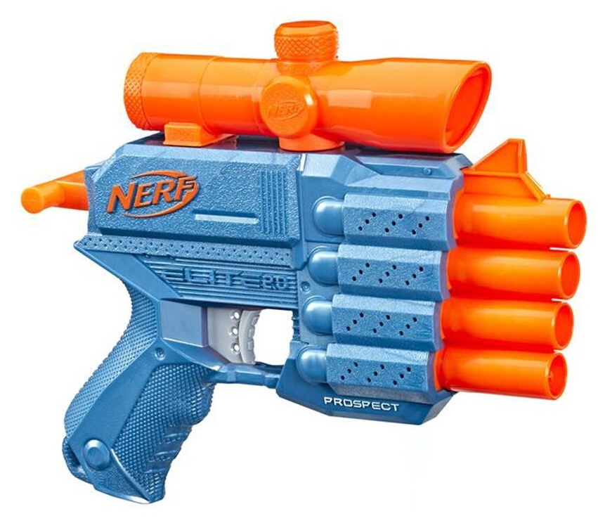 Пистолет Nerf Elite 2.0 Prospect QS 4 (F4190), купить по выгодной цене ...