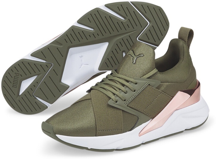 Puma Muse X5 Metal Wns Dark Green Moss Puma White Rose Gold 38 PandaShop.md