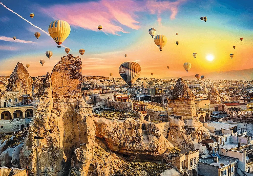 Каппадокия турция воздушные фото Пазл Trefl 500 Cappadocia, Turcia (37458), купить по выгодной цене с доставкой п