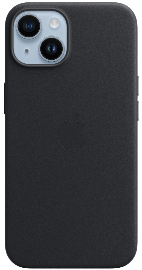 Apple iPhone 14 Plus Leather Case with MagSafe - Midnight