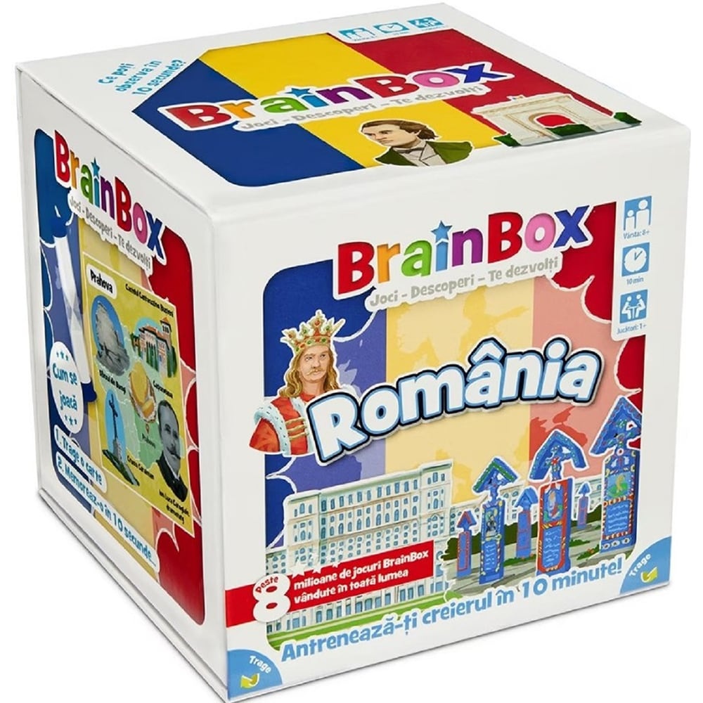 Настольная игра BrainBox Romania (G114060), купить по выгодной цене с  доставкой по Молдове в интернет-магазине PandaShop.md