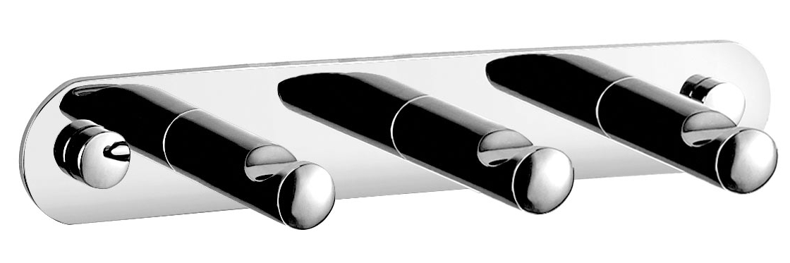 Марка ферро. Тройной крючок для полотенец. Крючок тройной для вешалки. Тройная вешалка. 470328 Крючок для полотенец магнитный 100 мм Chrome (Nova, Roda, Metropolitan).