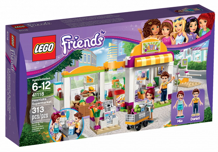 lego friends supermarket 41118