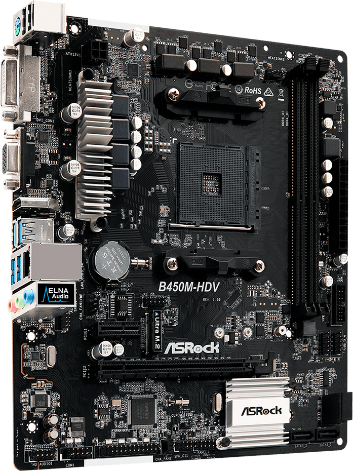 Asrock b450m hdv bios прошивка