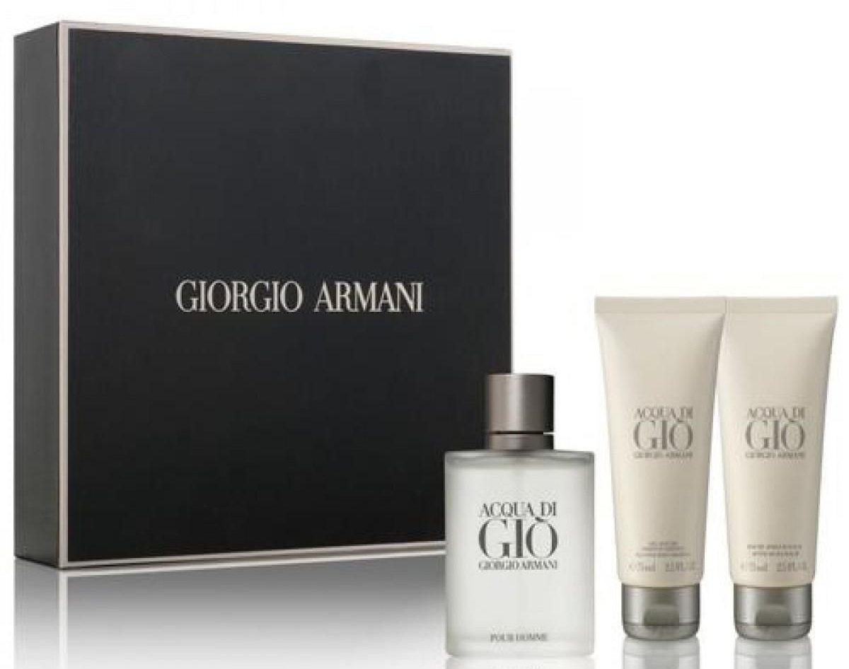 Giorgio Armani Acqua di Gio EDT 50ml Gel 75ml Balm 75ml PandaShop.md