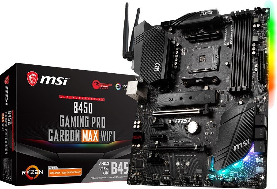 Материнская плата msi b450 gaming pro carbon max wifi совместимость