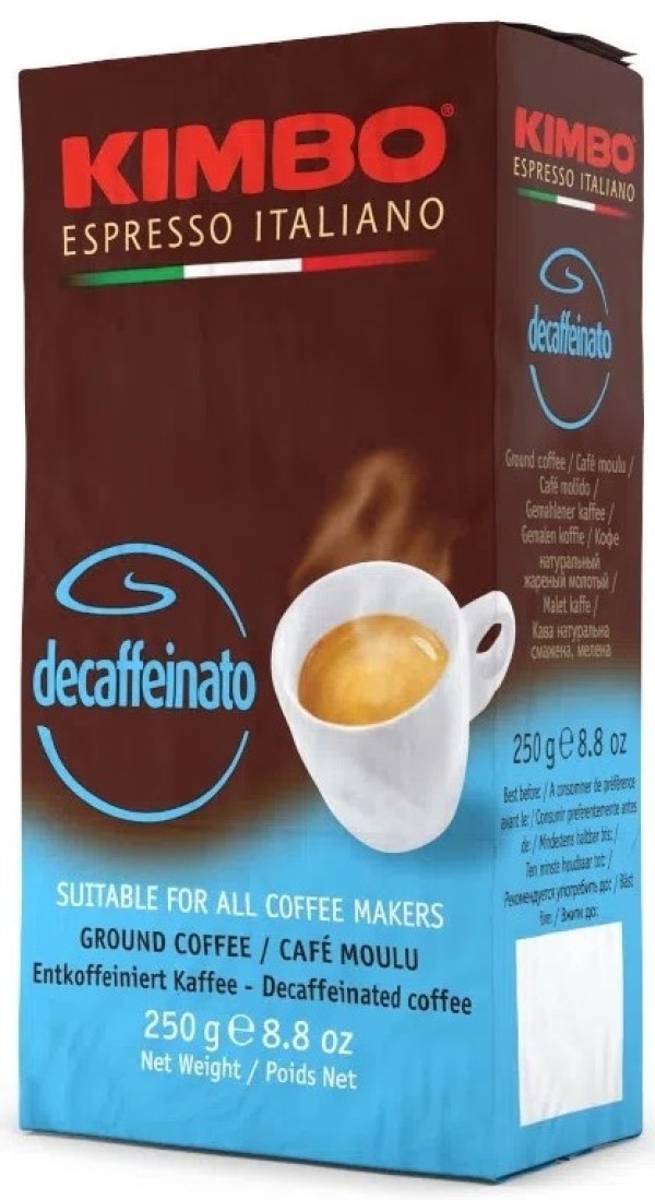 Кофе Kimbo Decaffeinato Ground 250g – . Купить кофе