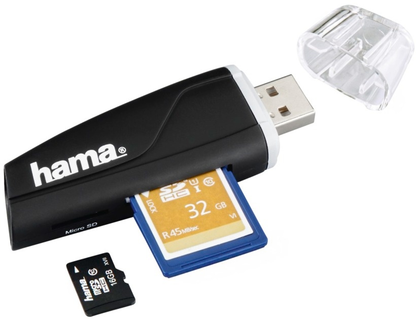 Картридер usb 2.0. USB 2.0 Hama SD адаптер. Hama Card Reader. Hama флешка. Юсб Хама.